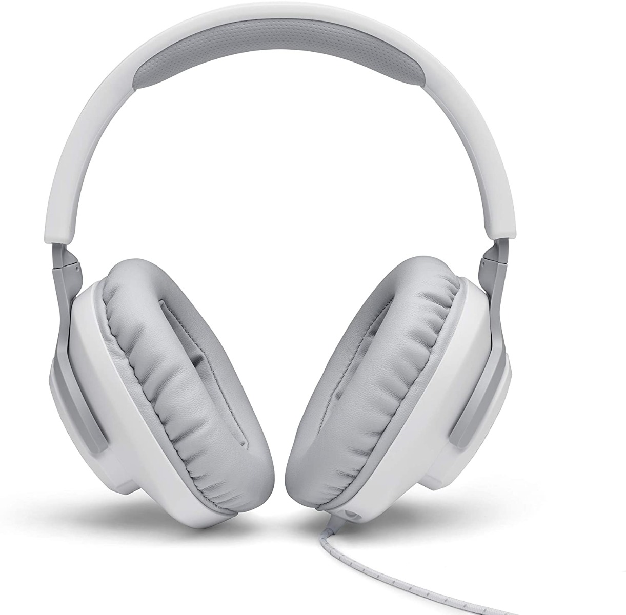 JBL Quantum 100 Wired Over-Ear Gaming Headphones - White - Image 2